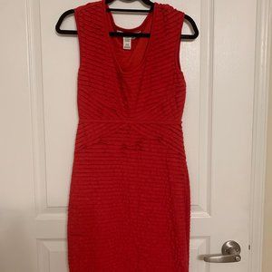 Studio M Red Ruffle Dress